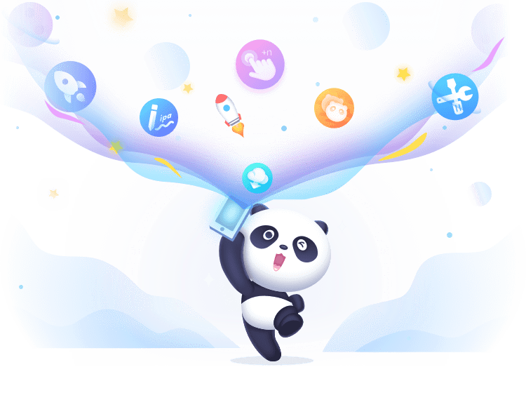 Panda Helper gratis versie hoofdkaart